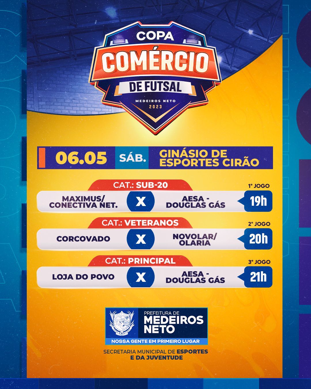 Começa hoje, às 20h, mais uma edição da Copa Mundo do Futsal Sub