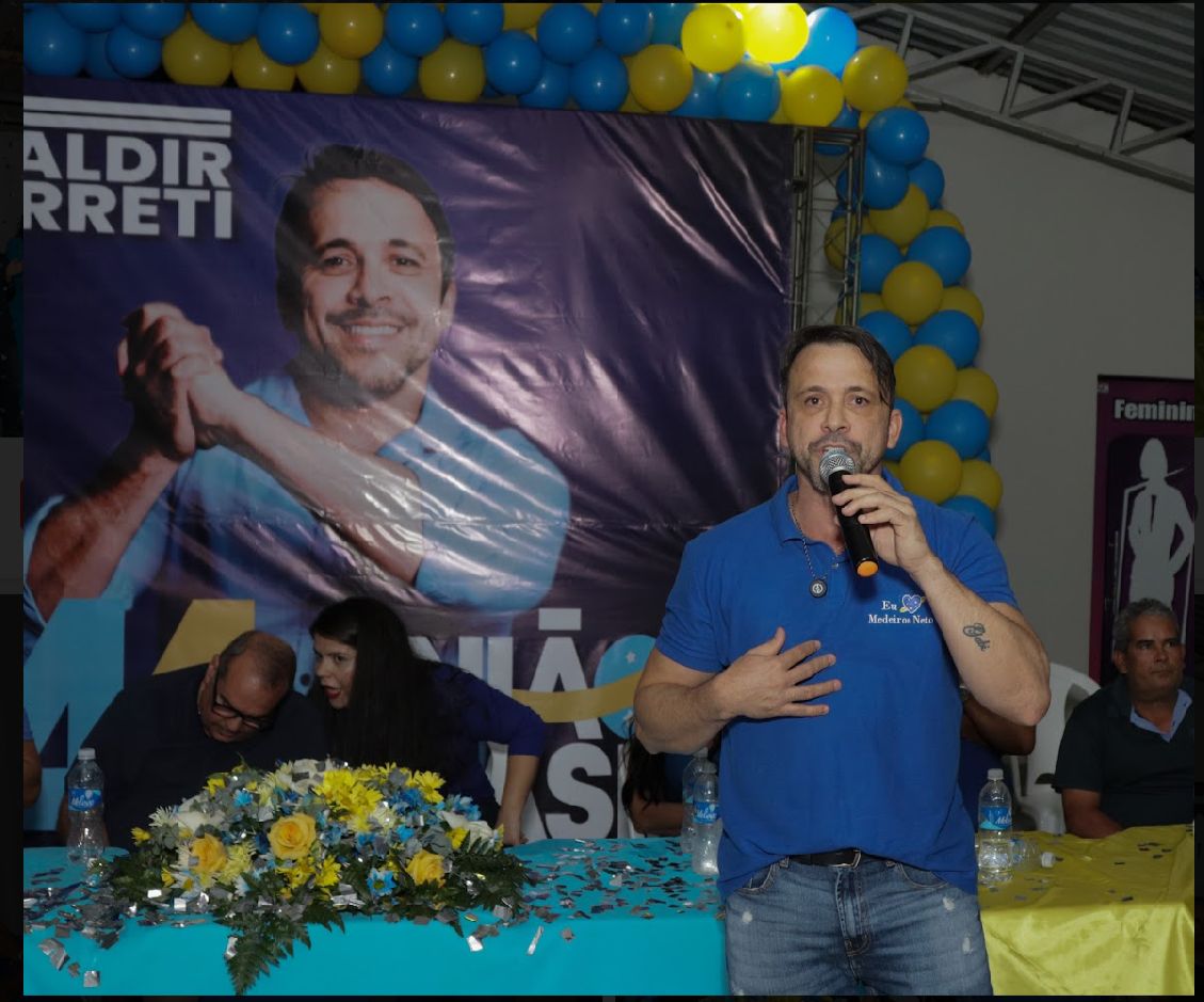 Convenção do União Brasil define Dr. Waldir Ferreti como candidato a prefeito de Medeiros Neto